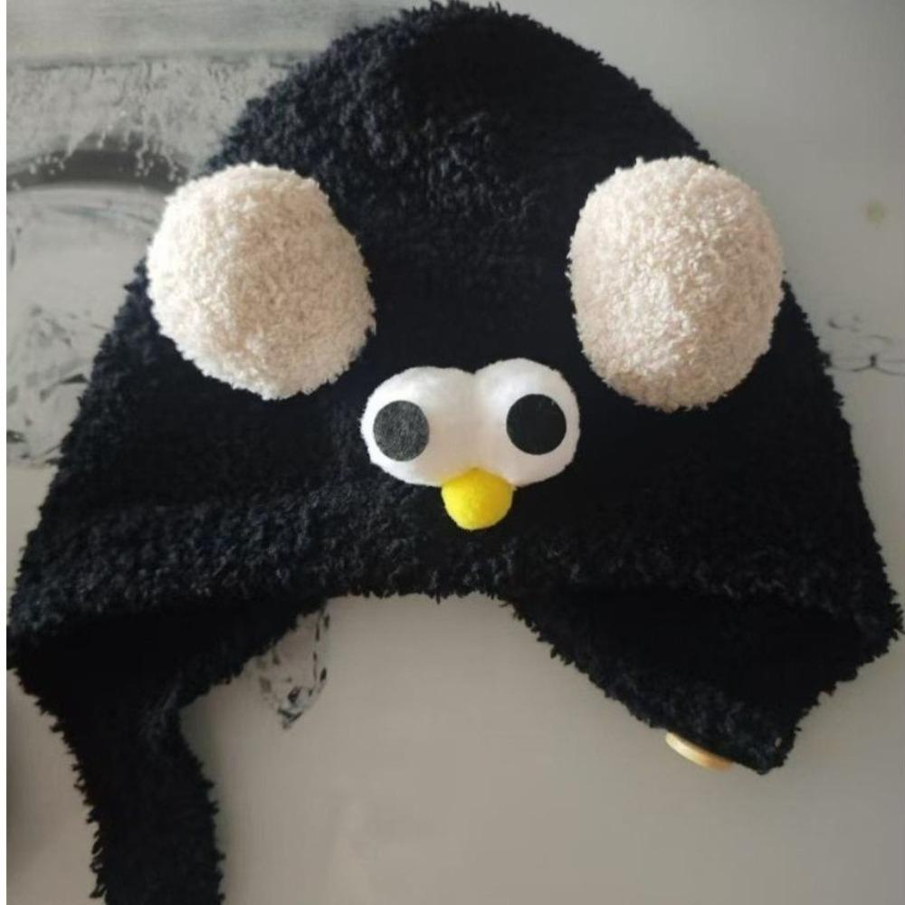 Thickened Warmer Cute Bear Ear Protection Cap New Warmer Beanie  Outdoor