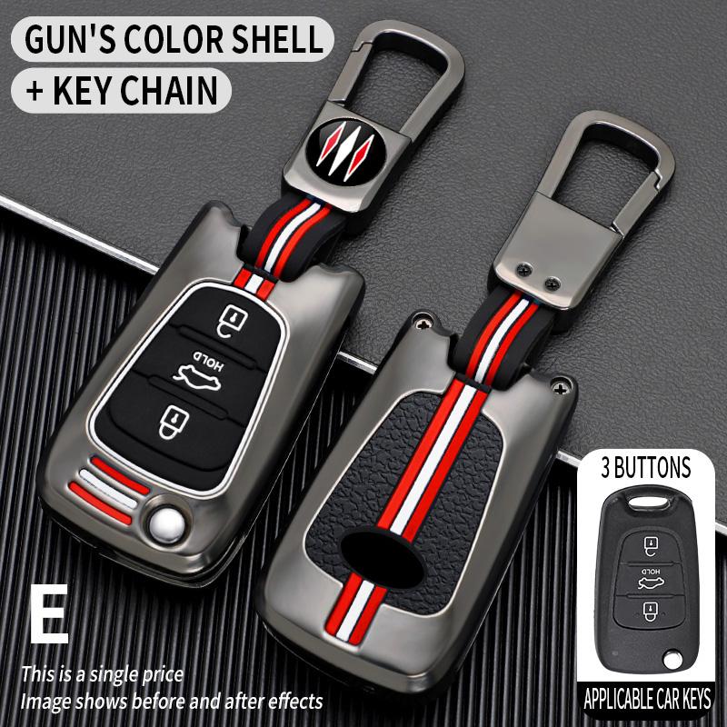 Car Key Case Cover Shell FobFor Kia Sportage Rio 3 Soul Optima Ceed Pro K5 K2 Pride For Hyundai Ix35 I20 I30 Ix20 Elantra Accent