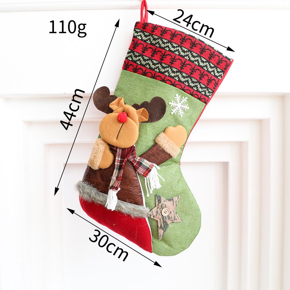 Decorative Non-Woven Snowman Christmas Stockings & Gift Bags