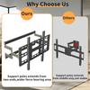 Full Motion TV Wall Mount Bracket for 55-100 Inch LED Flat Screen TVs Monitors, Heavy Duty Dual Articulating Arms up to 120KG