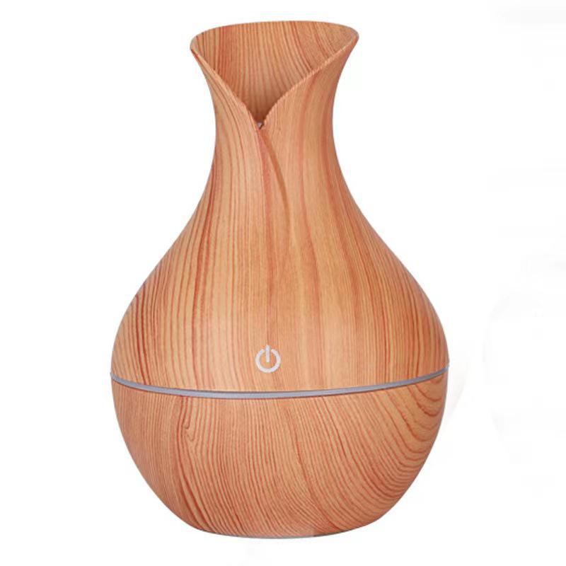 Увлажнитель Cross-Border Wood Grain Vase с ароматерапией и большим выходом тумана vase