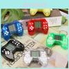 Retro Mini Tetris Handheld Game Console Keychain Toy Plastic Transparent Blue