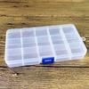 10/15/24 Compartments Plastic Box Jewelry Bead Storage Container Craft Organizer