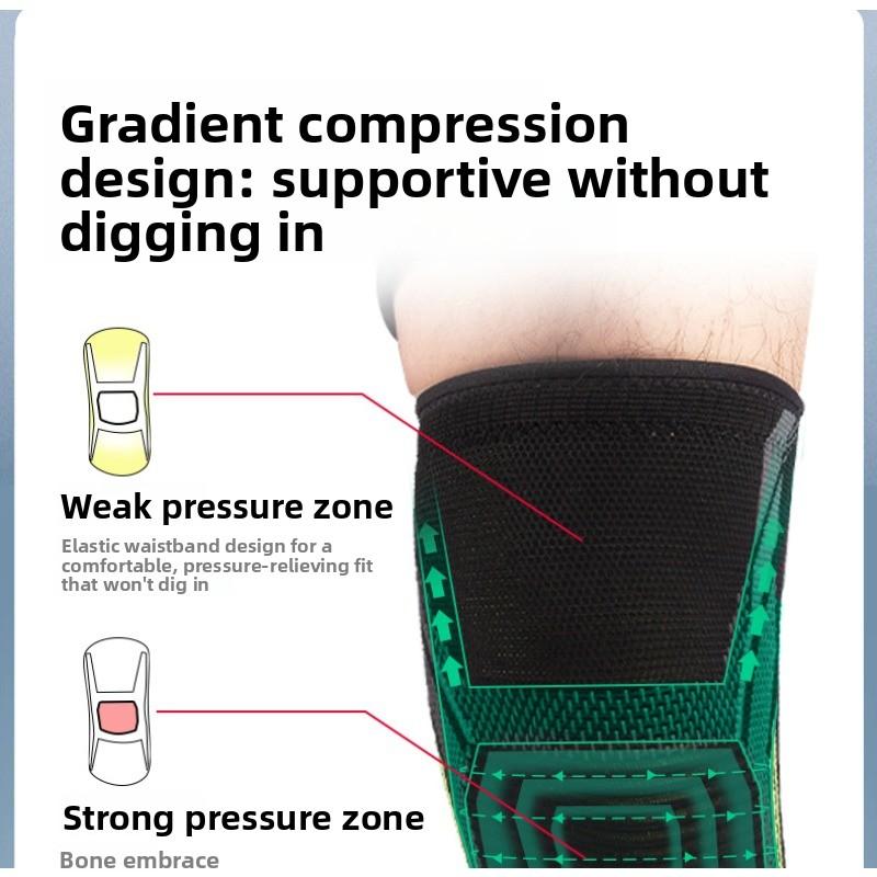 Sports Knee Support Knitted Nylon Basketball Running Protective Gear Patellar Strap Men's Knee Joint Cycling Knee Cover