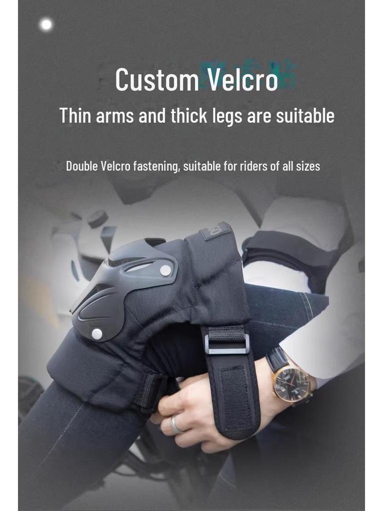 Winddichte Motorrad-Knie- und Armschützer: Winterreitschutz, Anti-Fall Knight Sports Gear