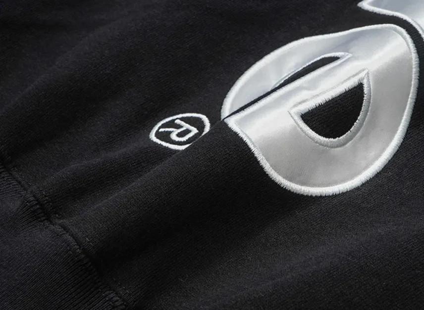Supreme Felpa con cappuccio e applicazione in raso (26SS) """Nero"""