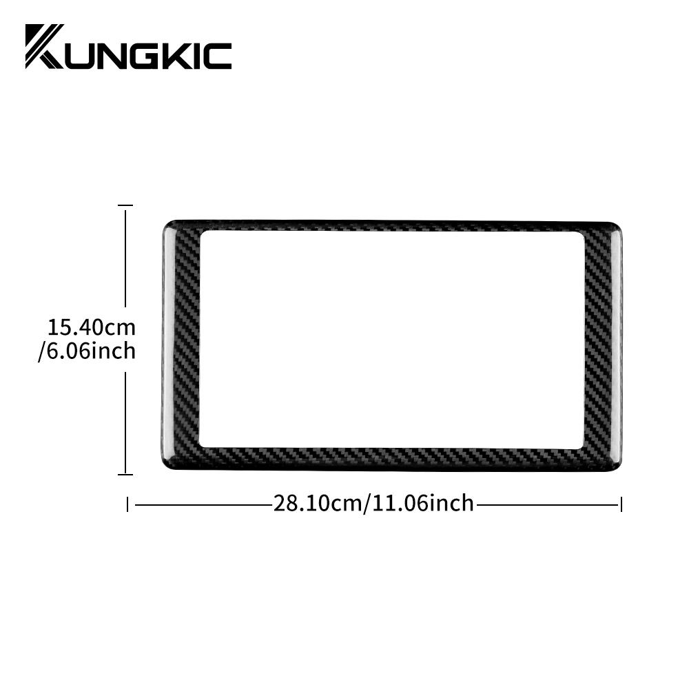 Real Hard Carbon Fiber RHD LHD Sticker For Subaru BRZ Toyota GR86 2025 2025 2025 2025 Car Navigation Interior Trim Accessories