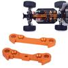 2 Pcs Metal Front Lower Arm Fixed Block Plate Connecting Plates Orange for ZD Racing 1/7 DBX07 EX 07 RC Car