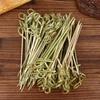 Barbeque Essentials, 100/200-Pack Bamboo Knot Skewers with Cocktail Pick Function