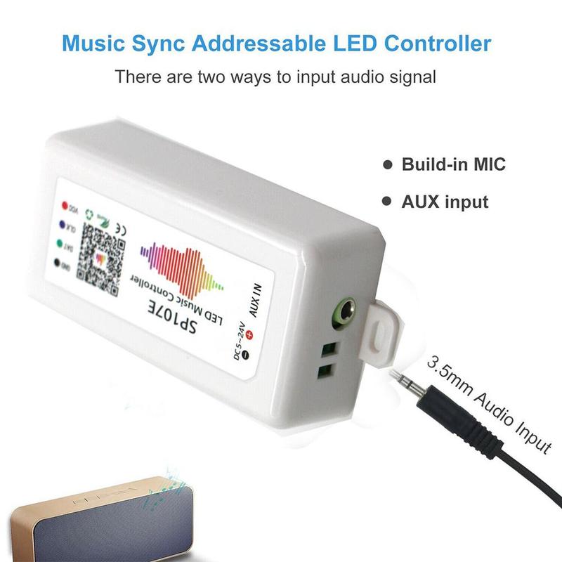 Buy SP107E Smart APP Bluetooth LED Music Controller Pixel Strip WS2811