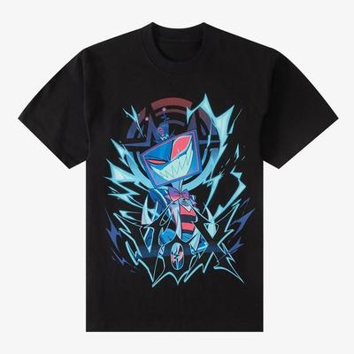 Hazbin Hotel Vox Solo Moda Camisetas Impresas en 3D para Hombre y Mujer Camisetas de Manga Corta Harajuku Street Y2K Top Ropa para Hombre