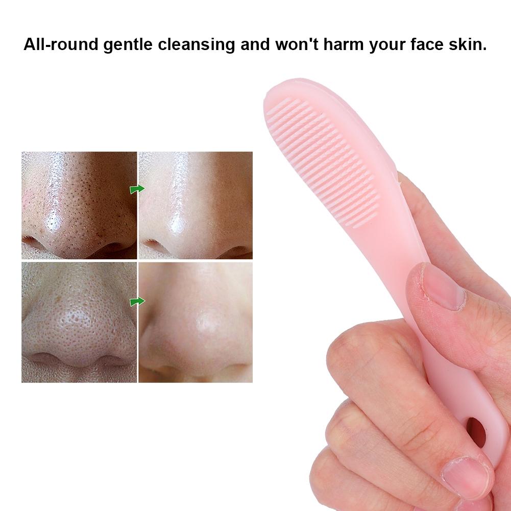 Silicone Facial Cleansing Brush Black Head Removal Brush Makeup Facial Skin Remover Suit
