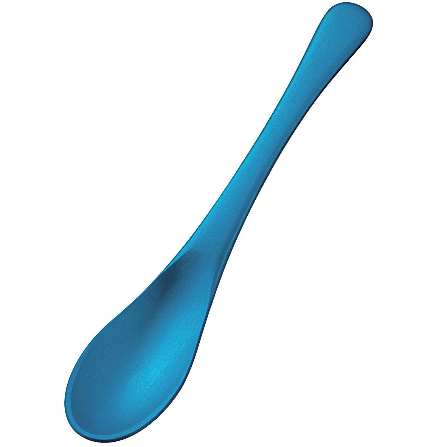 Todai Lightweight and aluminum made in easy-to-handle teaspoon, blue, 01400254, Japan. синий