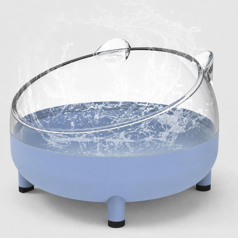Round Shape Hamster Food Dish Smooth Surface Cat Food Bowl Dog Food Dish  Cage Interior Use