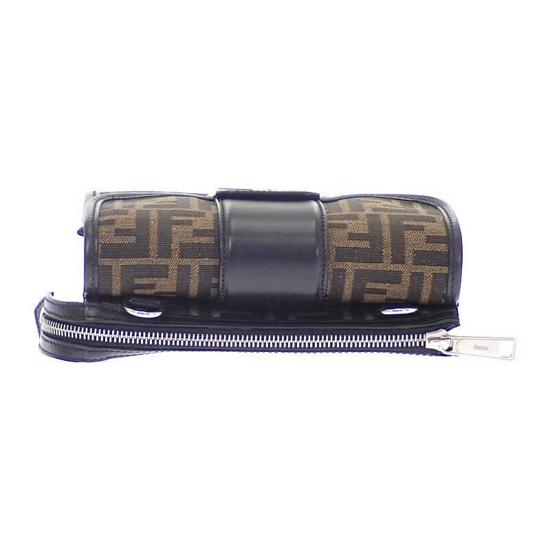 FENDI  7VA649ALWKF0L3T Shoulder Bag Brown/black leather Women