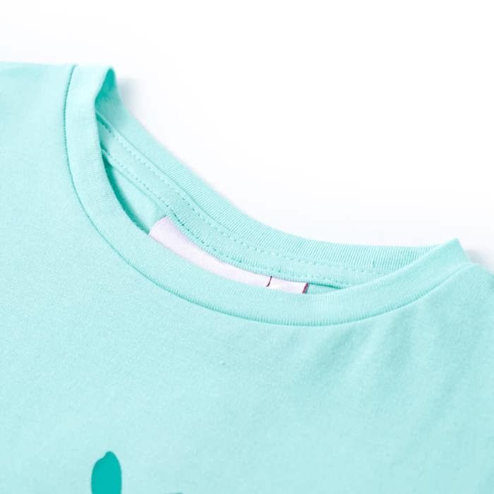 T-shirt pour enfants menthe clair 92/104/116/128/140