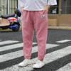 Summer Kids Loose Wide Leg Pants Linen Lantern Sleepwear Boys Girls Casual