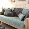 New Cotton Fabric Plaid Sofa Cushions Available In Four Seasons, Non-slip European Sofa Covers.