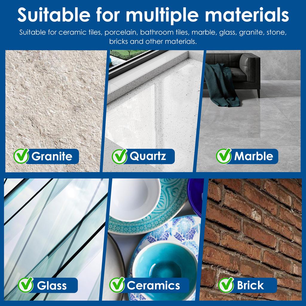 7PCS Diamond Drill Bits Set 6-12mm Quick-Fit Shank Core Bit Portable Efficient Tile Hole Saw Kit for Tile Granite Marble Masonry