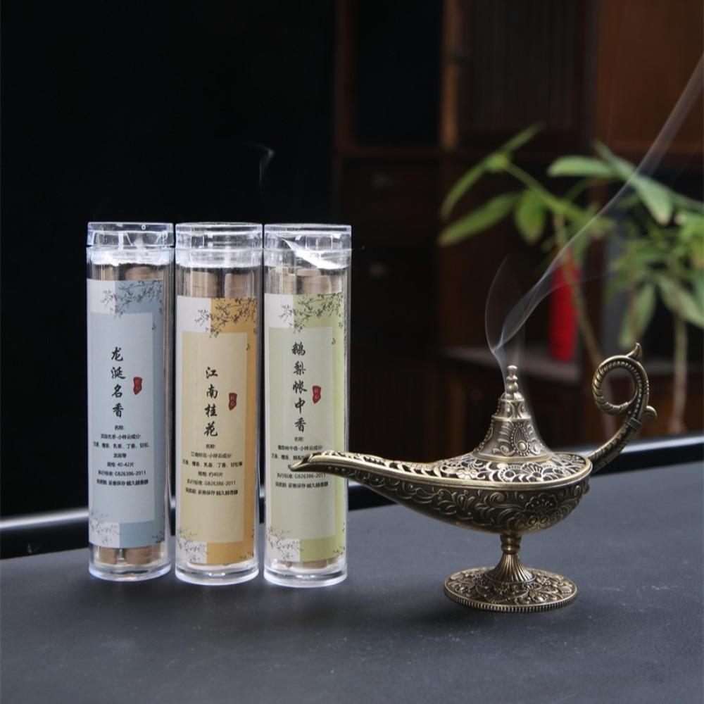 Antique Style Wishing Aladdin Lamp Air Purification Aroma Furnace  for Tabletop Ornaments
