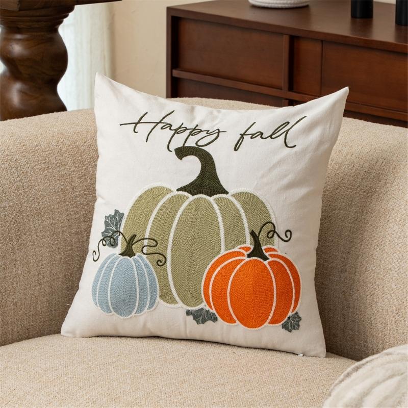 Durable Pillow Cover Vibrantly Color Polyester Pillowcase Perfect For Seasonal Sofa Bedroom Decorations