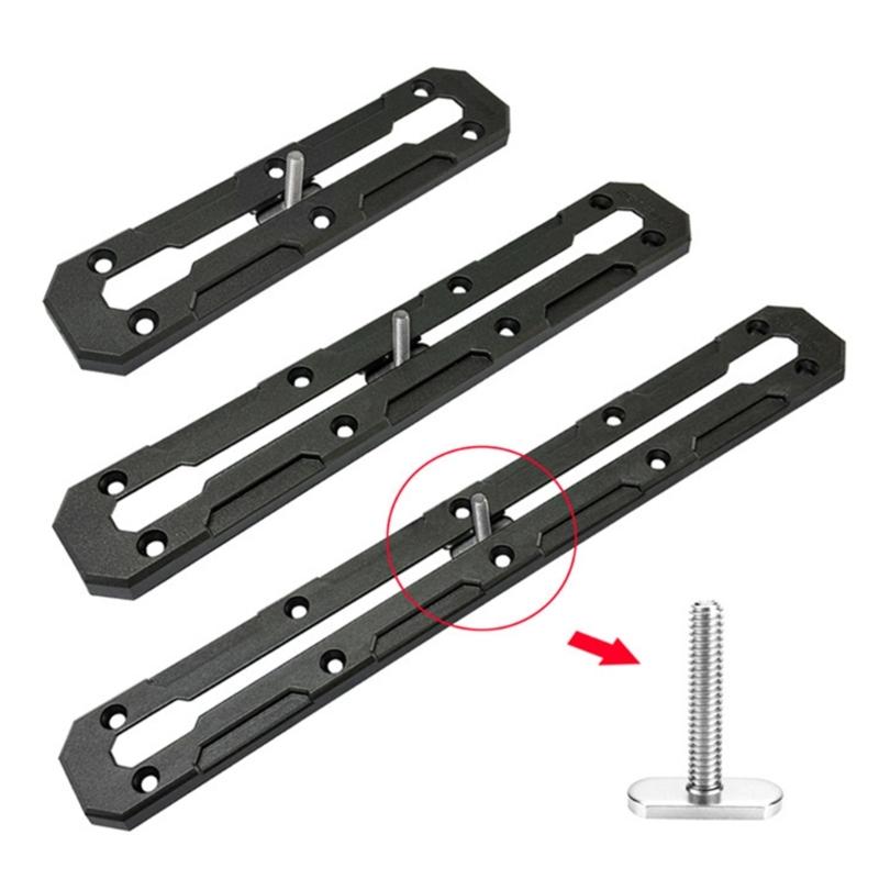 Kayak Rail Track Paddle Holder Clip Rod Holder Track Mount Accessories No Drilling Kayak Accessories Mount Track Fishing