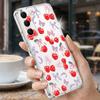 Étui Dessin Animé Cerise Pour Samsung S26 Ultra S25 FE S24 S23 S22 Plus S21 A15 A25 A35 A55 A16 A26 A36 A56 A17 A37 A57 5G Housse Souple en TPU Transparent