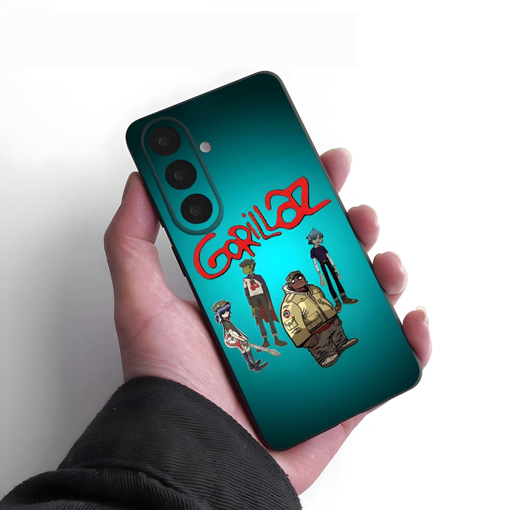Gorillaz Band Anime Phone Case For Samsung S26 S25 Plus S20 S20 Plus S22 Ultra S23 FE S21 Plus S21 Ultra Soft Cover