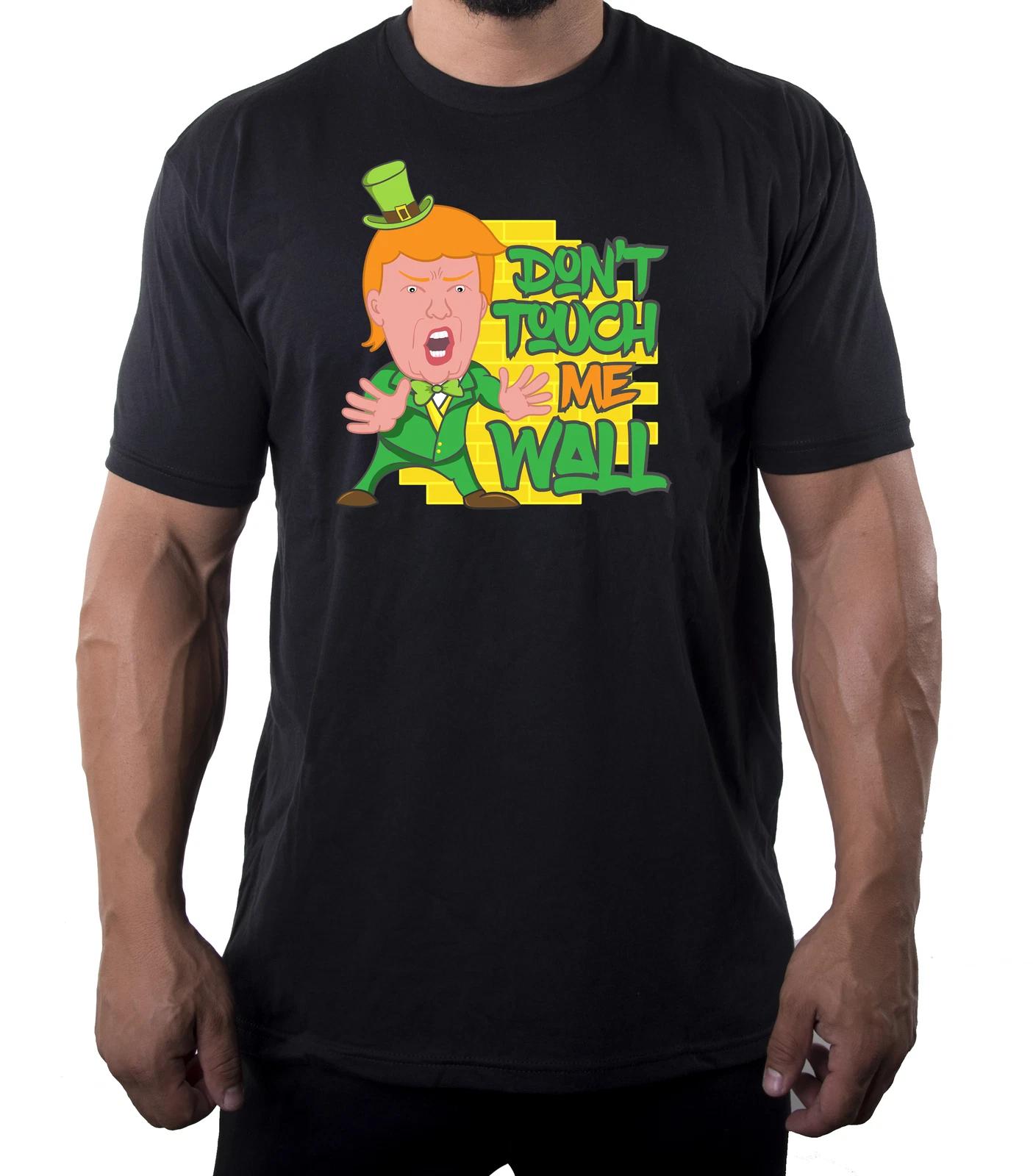 Donald Trump T-Shirts, St Patrick s Day Donald Trump Leprechaun Shirt - Wall 4XL