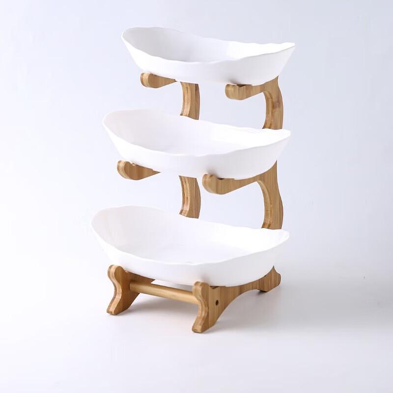 Multi-Tier Snack & Fruit Serving Stand