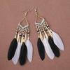 with Tassel Long Tassel Earrings Alloy Ethnic Style Earrings New Trendy Earrings