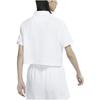 Nike Solid Color Polo Shirt Women Tops White DC3427-100