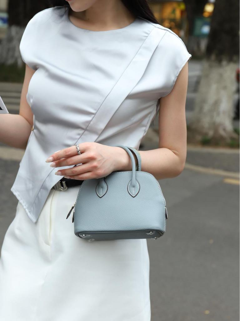 2025 Women's Fashion Leather Mini Shell Handbag - Large Capacity Single Shoulder Crossbody Bag