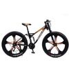 26-inch Folding All-Terrain Mountain Bike for Adults with Snow Wheels, Gears, and Dual Disc Brakes