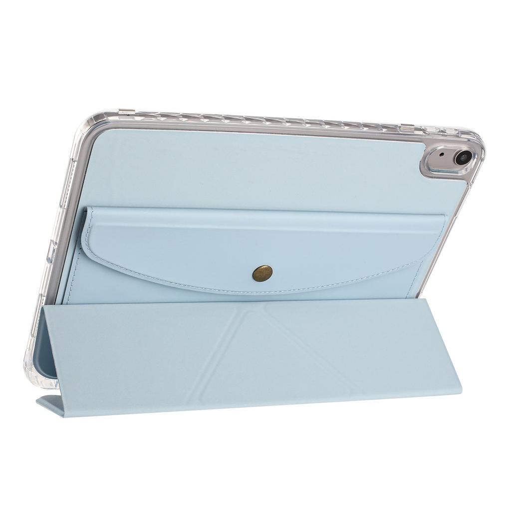 Applicable to iPad Pro11 tablet leather case, Samsung Tab A9plus three-fold magnetic bracket card bag anti-drop case
