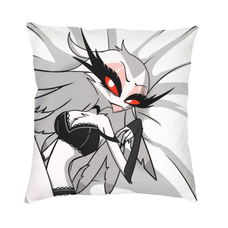 Moderno Hazbin Alastor Cuscino da Divano Buddy Copricuscino Morbido Cartone Animato Anime Federa Decorativa per la Casa