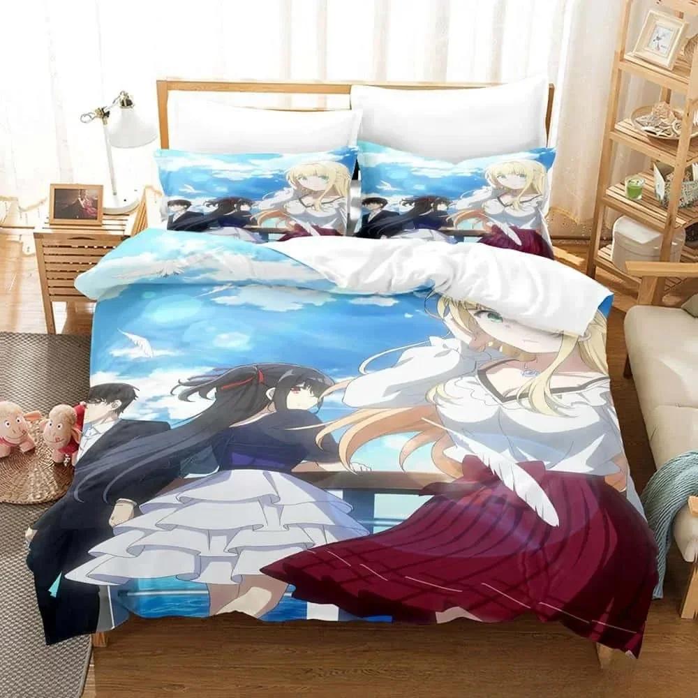 New Anime The Detective Is Already Dead Bedding Set Printed With Pillowcase Bed Duvet Cover Single Double Queen Super King Size