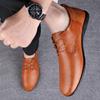 Fashion Fashion Simple Mens Oxford Shoes Breathable Male Business Footwear Handmade Formal Dress Shoes Genuine Leather Men Casual Shoes