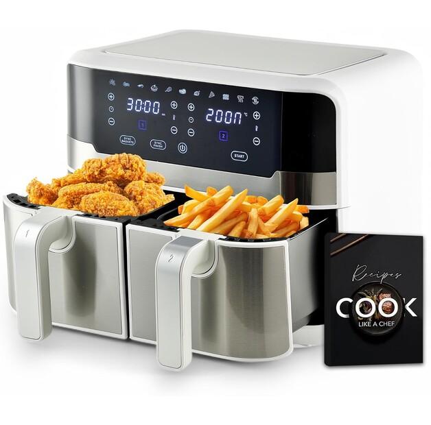 Фритюрница Masterpro Rocket Duo 900 белая (BGMP-9178-WH)
