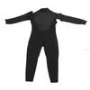 3mm Neoprene Wetsuit UV   Full Body Diving Suit   Sleeve Front Zip Wetsuit for Diving Snorkeling Surfing Swimming Black