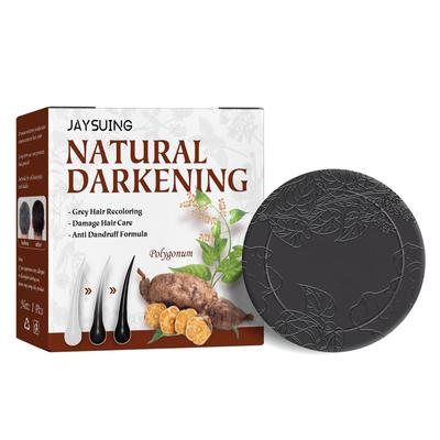 Haarfärbeseife, deckt graues Haar ab, befeuchtet, repariert geschädigtes Haar, natürliche Inhaltsstoffe, Haarseife für Mann und Frau