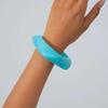 Salircon Modisch Bunt Acrylharz Dicke Armreifen Armband für Damen Übertriebenes Sommer Charm-Armband Hand Schmuck Geschenk