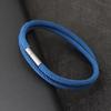 Noter New Arrival Mens Rope Bracelet 4mm Nylon Double Layer Lucky Thread Braclet Nickel Black Detachable Buckle Gift For Him