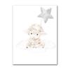 Pittura nordica Kid Decorazione camera da letto per bambini Cartoon Baby Animal Picture Sheep Nursery Poster e stampa Wall Art Canvas