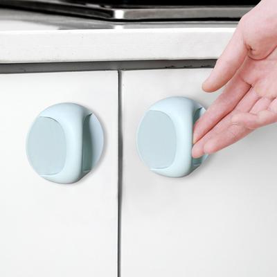 2Pcs Use Door and Window Auxiliary Handle, Simple Paste Small Handle Household Drawer Cabinet Door Safety Door Handle