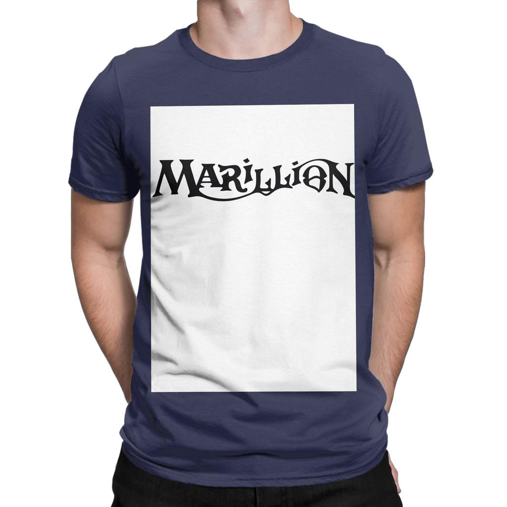 Camiseta Gráfica Divertida de Algodón 100% Marillion Camisetas Marillion Tops Para Unisex