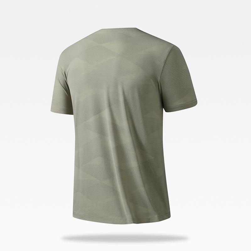 Summer Short Sleeved Men's Sports Short Sleeved Casual T-shirt Men's Casual Sports Quick Drying Short Sleeved T-shirt