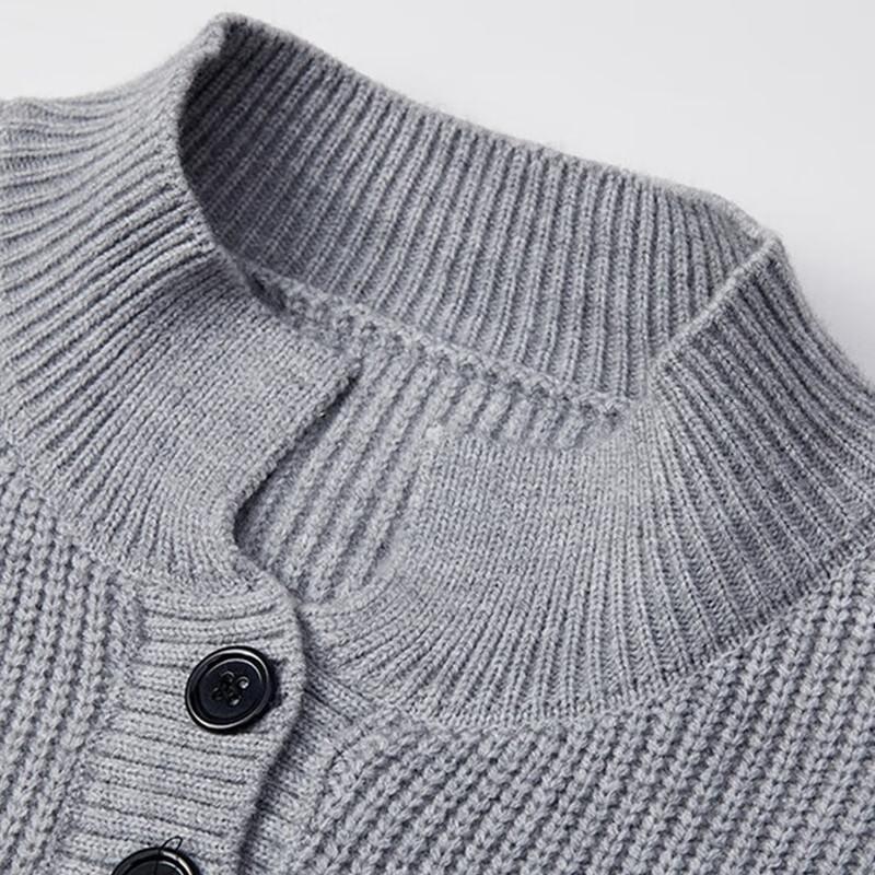 NASA MARVEL Men's Stand-Up Collar Knit Sweater