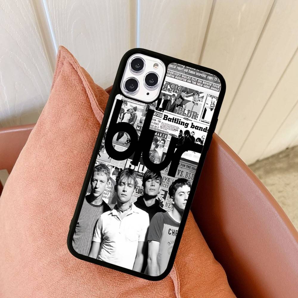 Rock Band B-Blur PC+TPU Phone Case For IPhone 11 12 13 14 15 16 17 Plus Pro Max Cover
