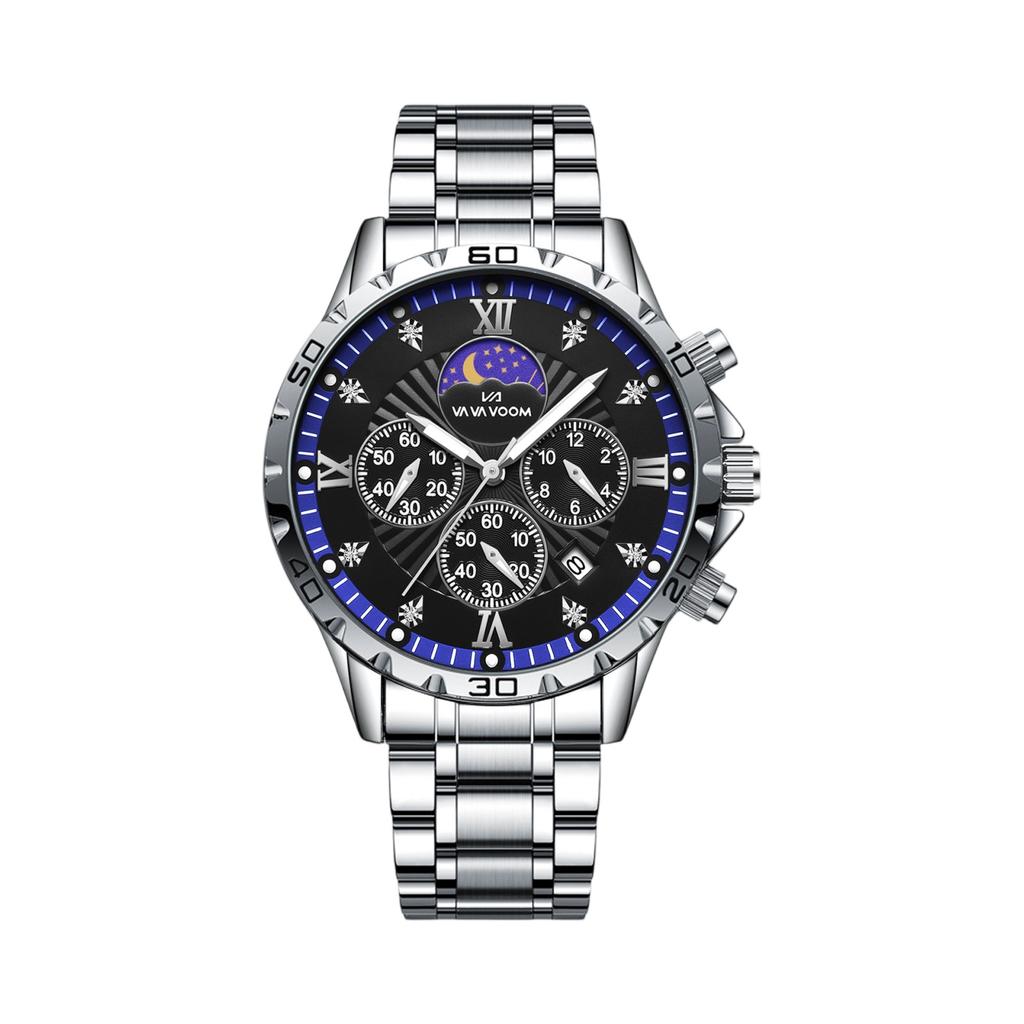 Men's Waterproof Luminous Running Alarm Clock Watch